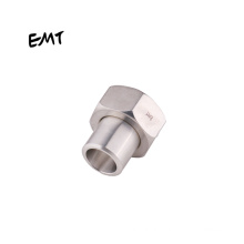 EMT stainless steel 2WC 2WD   metric thread bite type tube fitting butt weld pipe  fittings